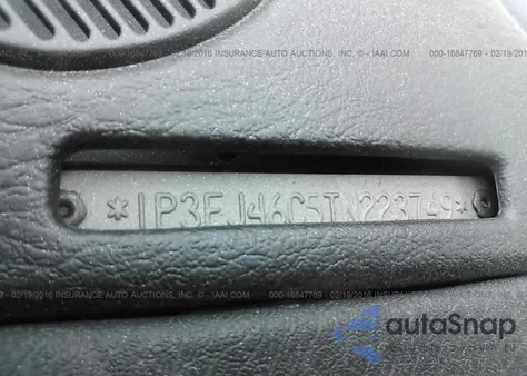 1996 Plymouth Breeze из США, поврежденный, VIN 1P3EJ46C5TN223749